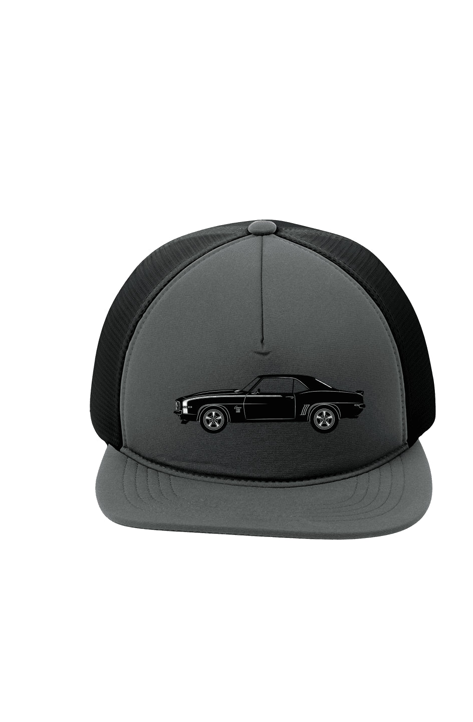 1969 Camaro SS Embroidered Trucker Cap - Driver's Perspective