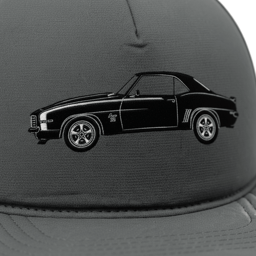 1969 Camaro SS Embroidered Trucker Cap - Driver's Perspective