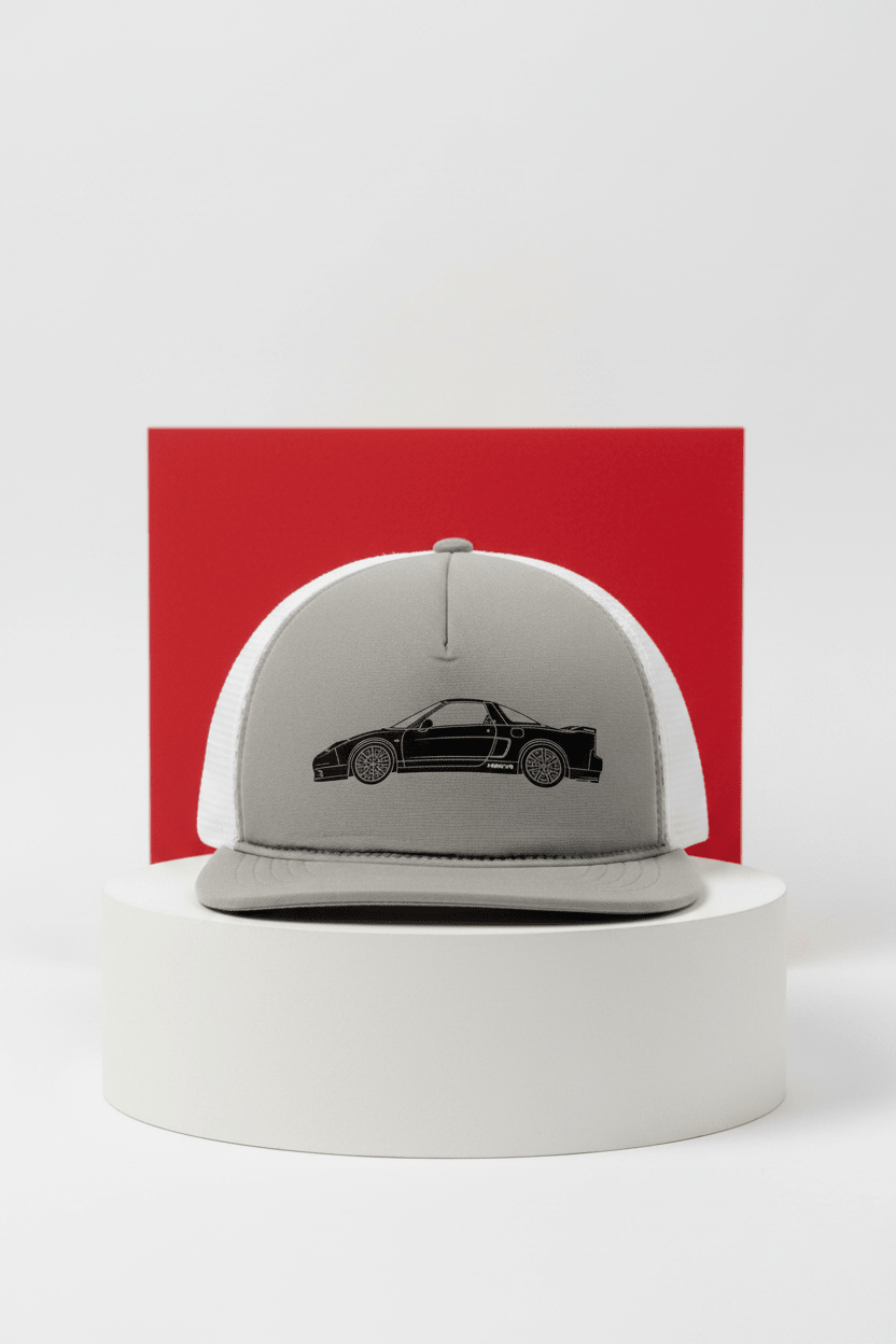 2002 Honda NSX-R Embroidered Trucker Cap - Driver's Perspective