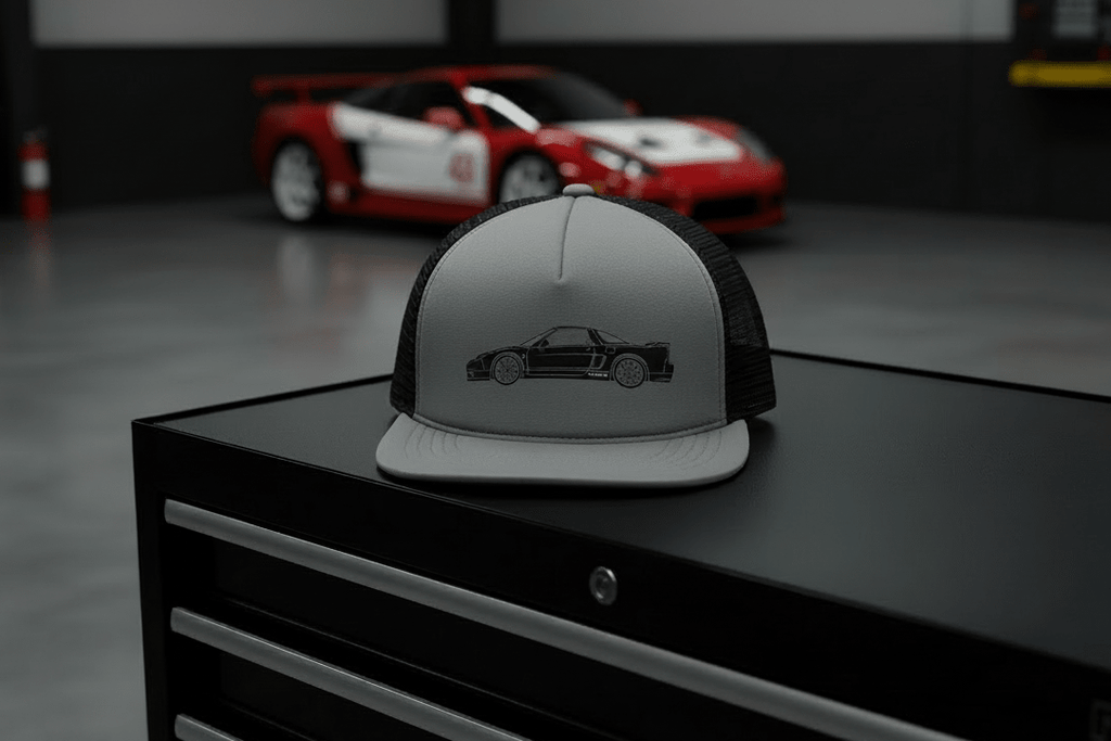 2002 Honda NSX-R Embroidered Trucker Cap - Driver's Perspective