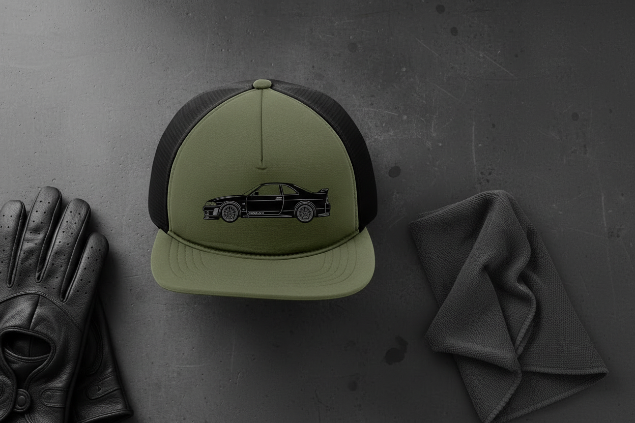 BCNR33 Embroidered Trucker Cap