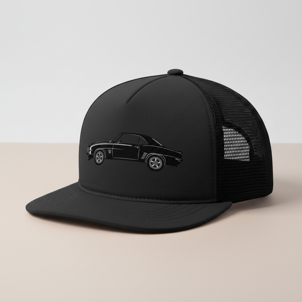1969 Camaro SS Embroidered Trucker Cap