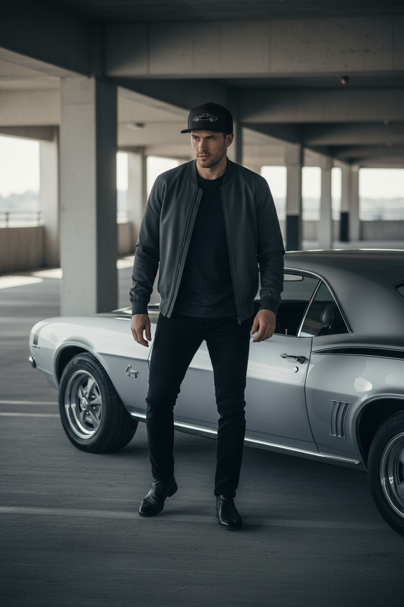 1969 Camaro SS Embroidered Trucker Cap