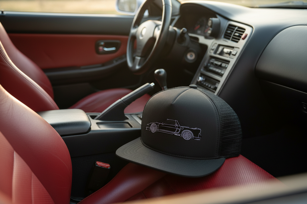 2002 Honda NSX-R Embroidered Trucker Cap