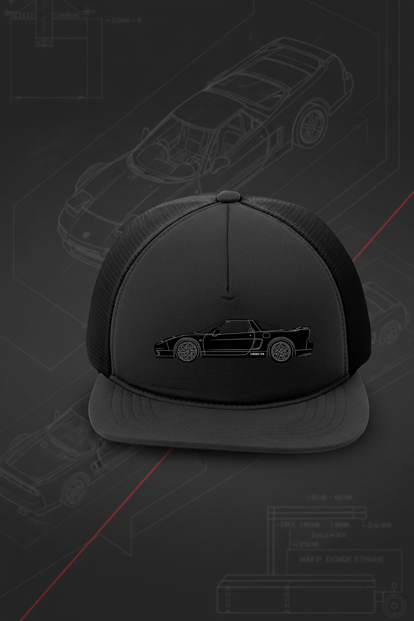 2002 Honda NSX-R Embroidered Trucker Cap