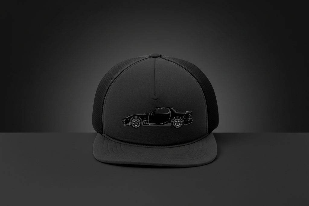 RX-7 Spirit R Embroidered Trucker Cap