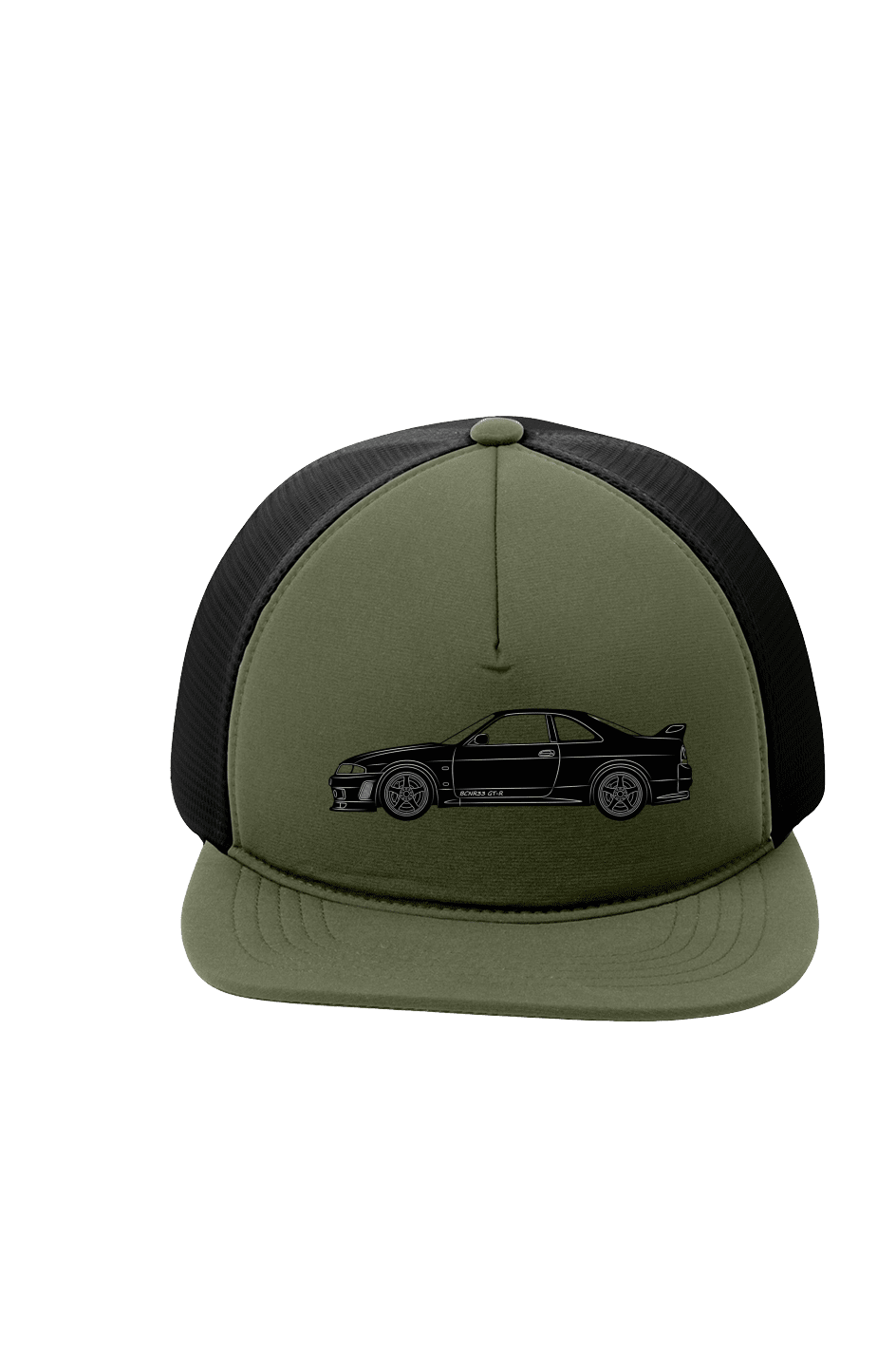 BCNR33 Embroidered Trucker Cap - Driver's Perspective