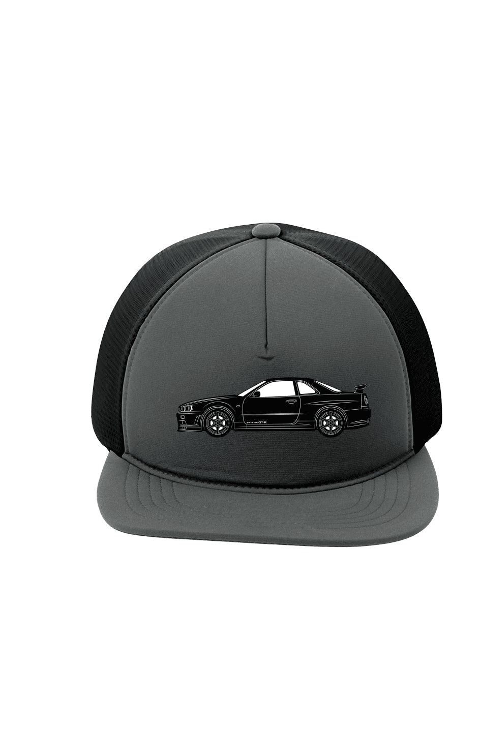BNR34 Embroidered Trucker Cap - Driver's Perspective