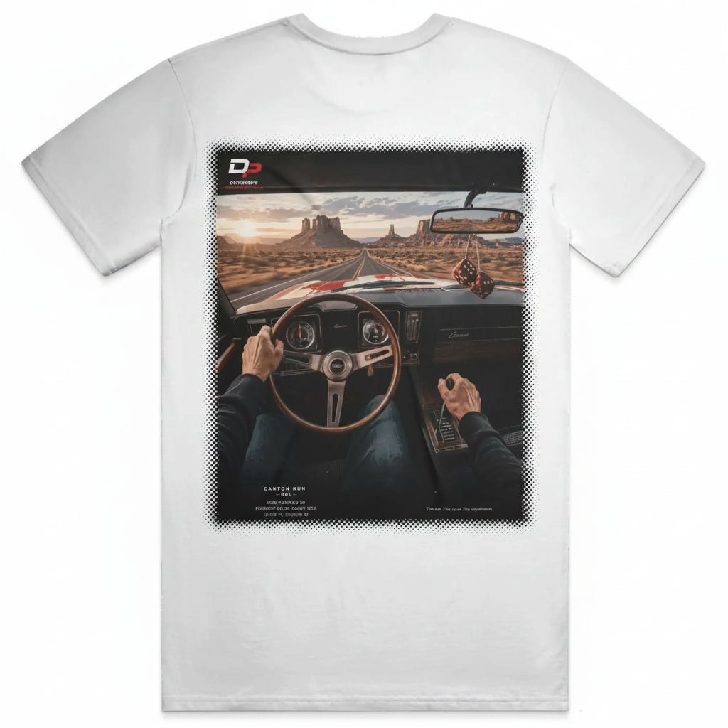 CANYON RUN 001 - TEE - Driver's Perspective