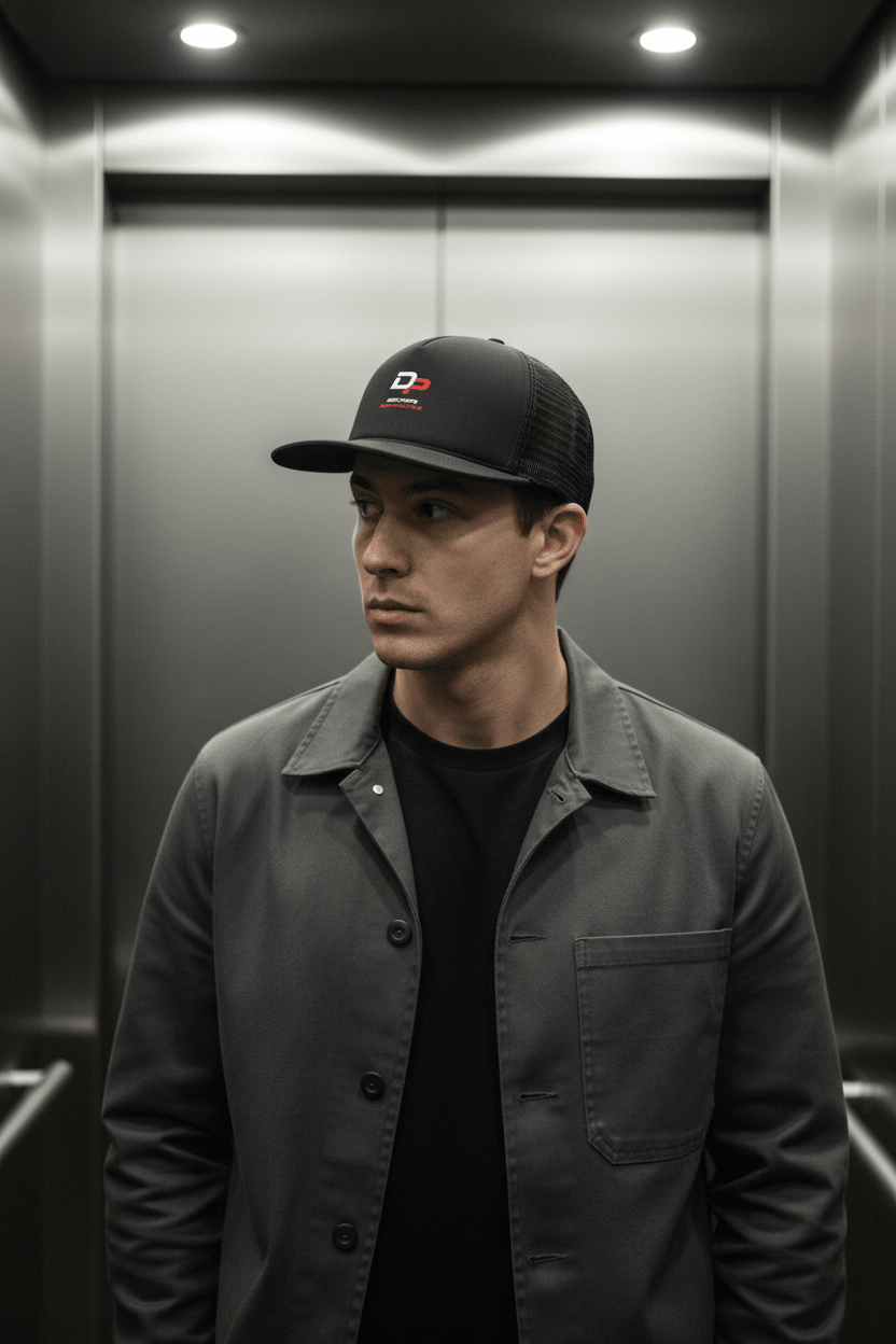 Driver's Perspective Embroidered Trucker Cap - Driver's Perspective