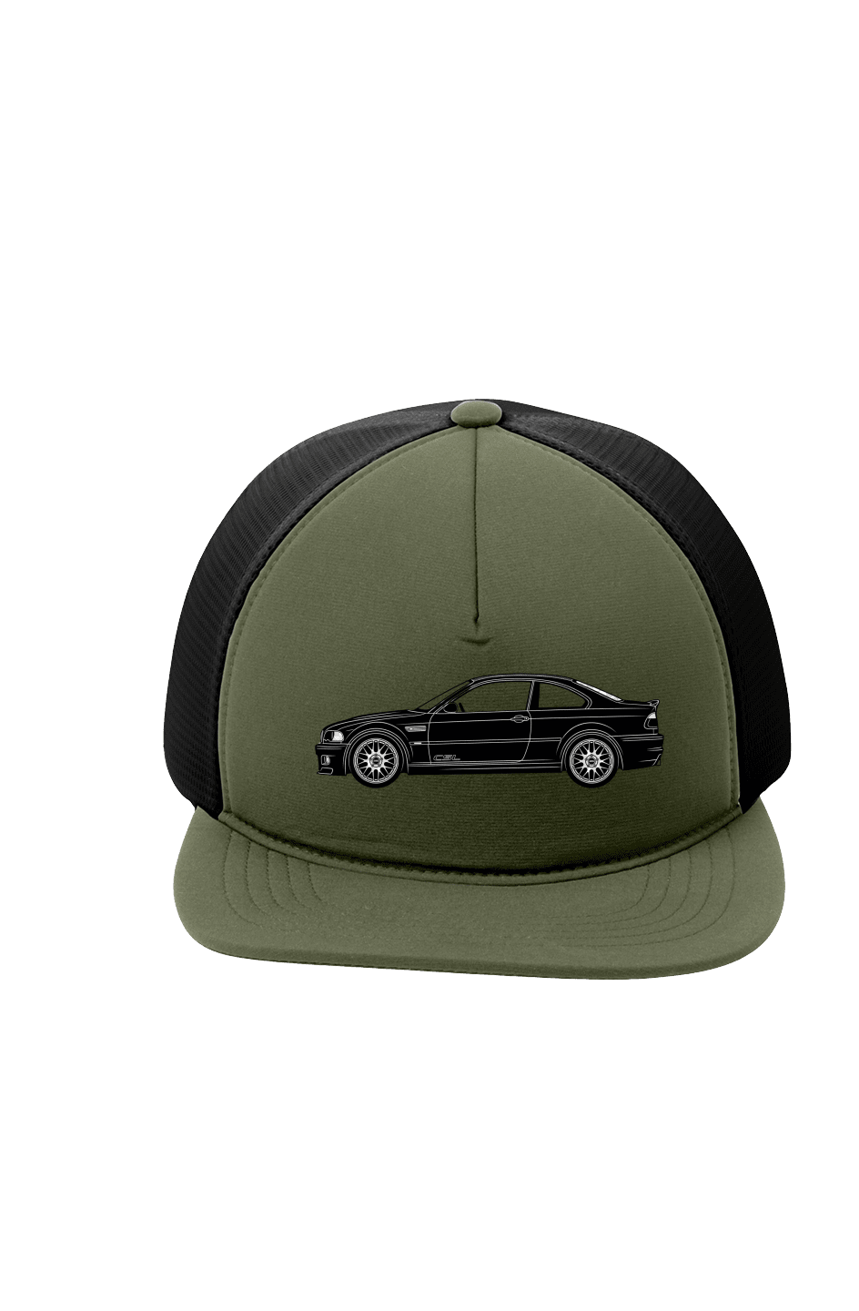 E46 M3 CSL Embroidered Trucker Cap - Driver's Perspective