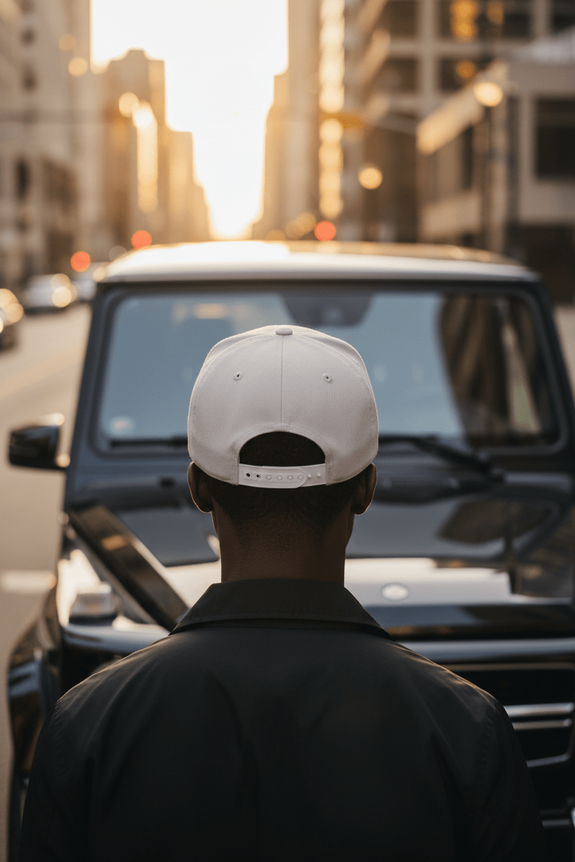 G63 G-Wagon Embroidered Snapback Cap - Driver's Perspective
