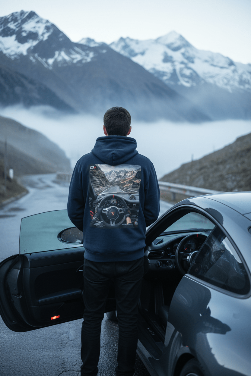 STELVIO RUN 001 Hoodie - Driver's Perspective