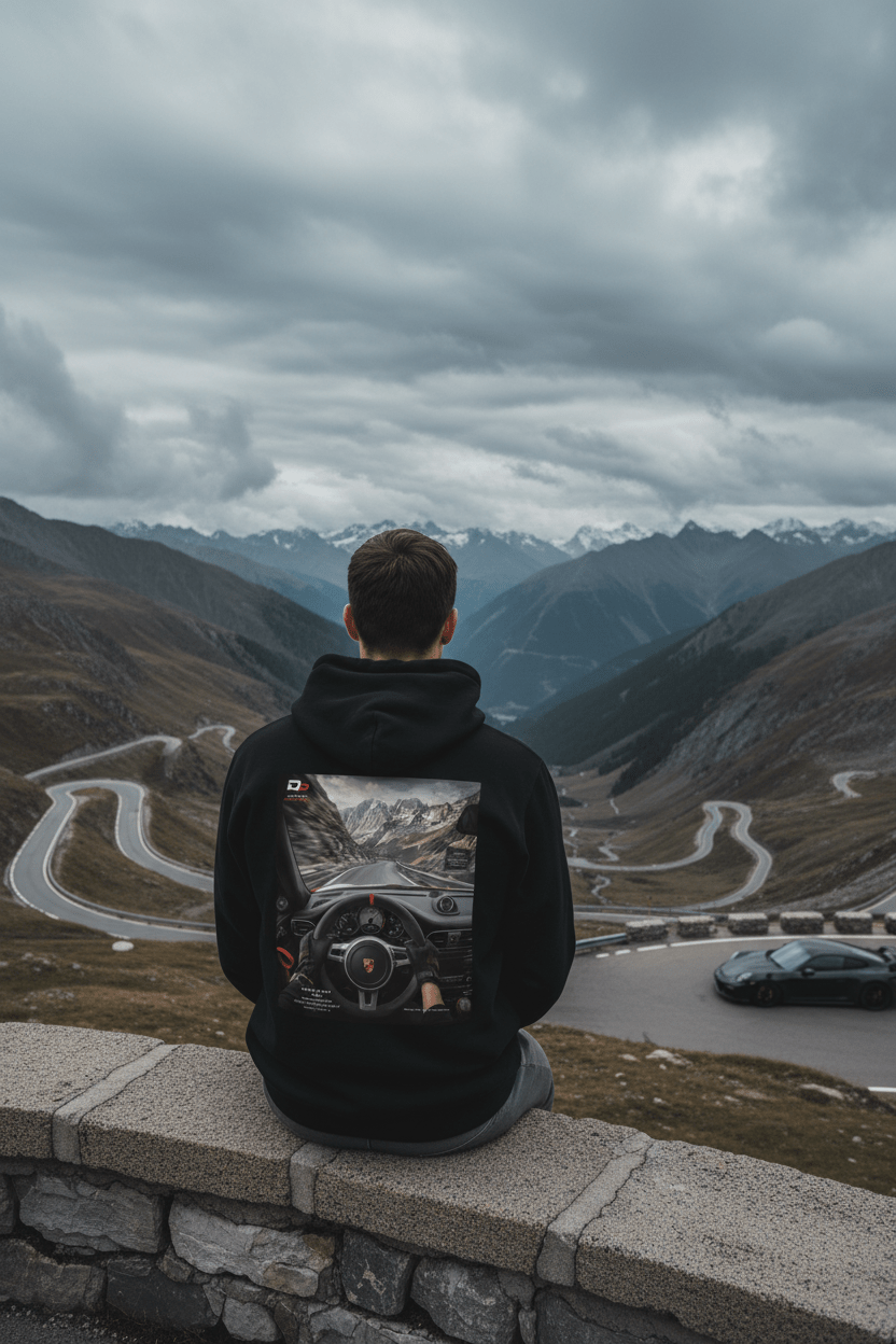 STELVIO RUN 001 Hoodie - Driver's Perspective