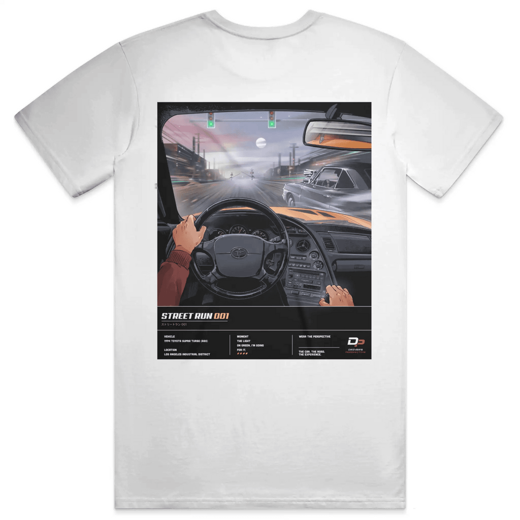 STREET RUN 001 – TOYOTA SUPRA TEE - Driver's Perspective