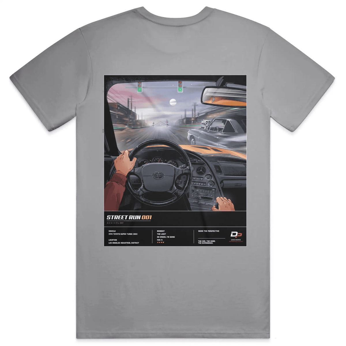 STREET RUN 001 – TOYOTA SUPRA TEE - Driver's Perspective