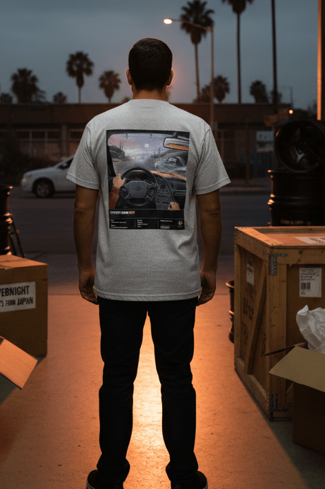 STREET RUN 001 – TOYOTA SUPRA TEE - Driver's Perspective