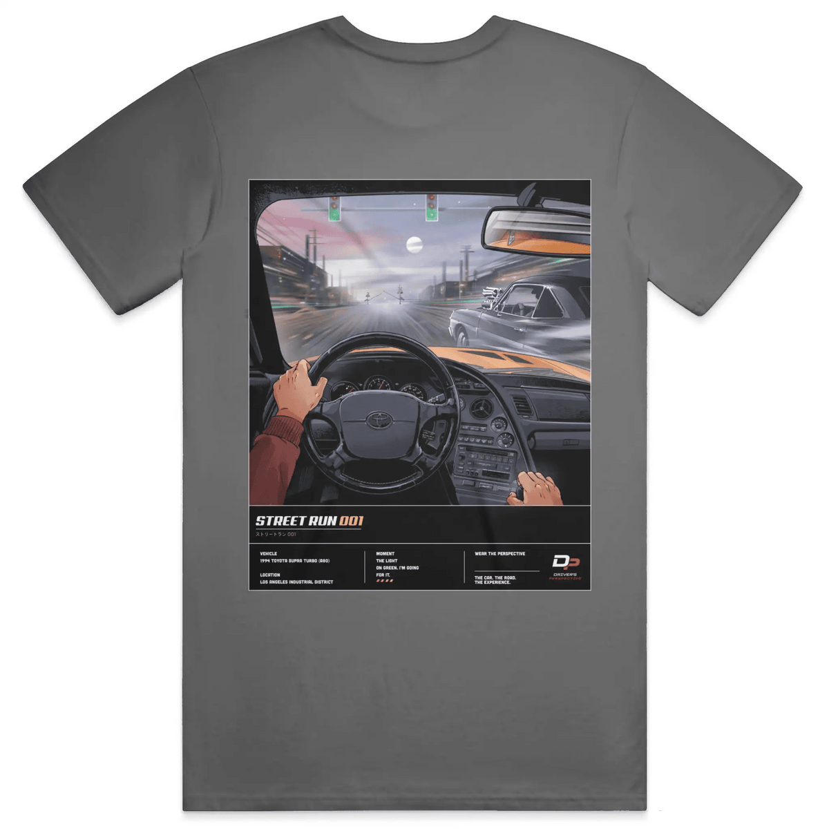 STREET RUN 001 – TOYOTA SUPRA TEE - Driver's Perspective