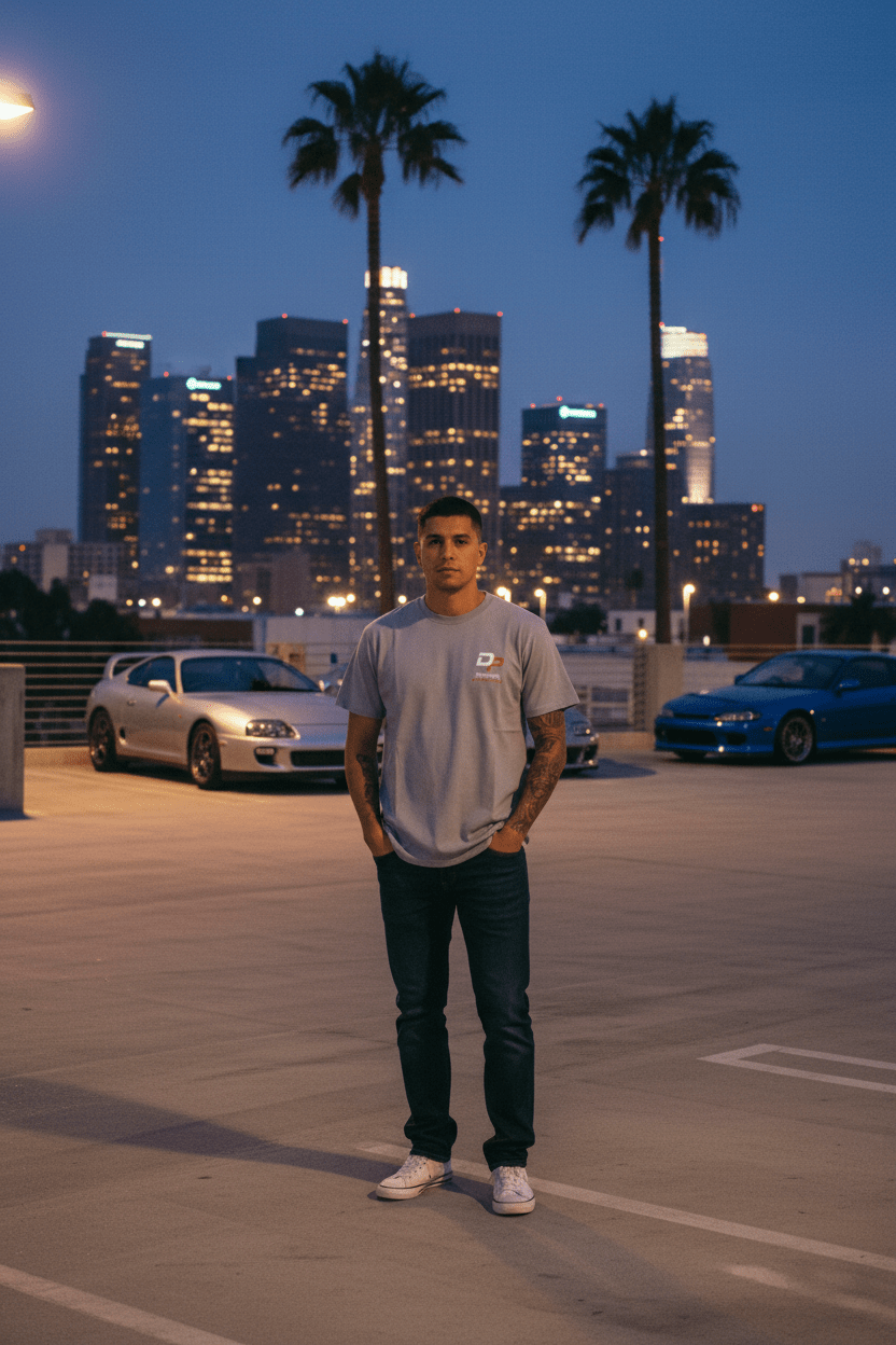 STREET RUN 001 – TOYOTA SUPRA TEE - Driver's Perspective