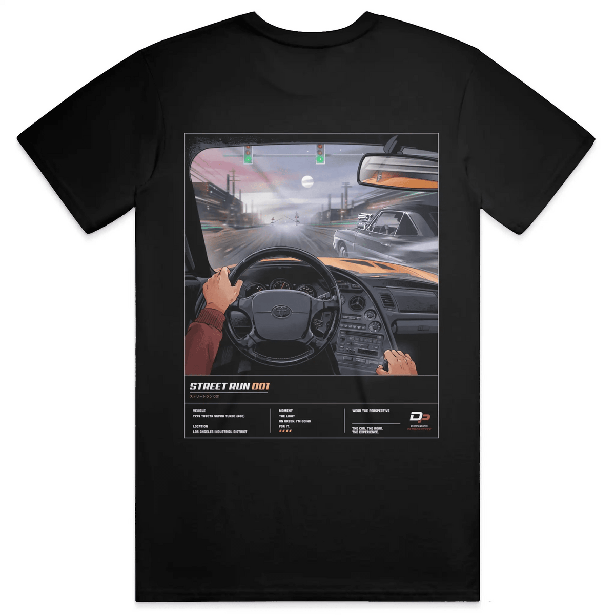STREET RUN 001 – TOYOTA SUPRA TEE - Driver's Perspective